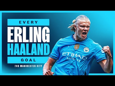 CITY 100 CLUB | Every Erling Haaland goal. 100 goals in 105 games!