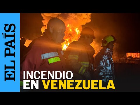 VENEZUELA | Incendio en tanque de crudo en La Salina | EL PAÍS