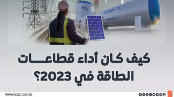 «معلومات الوزراء» يوضح أداء قطاعات الطاقة خلال 2023 - التقرير