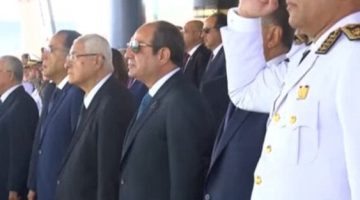 الرئيس السيسي يشهد السلام الوطني قبل بدء حفل تخرج طلاب أكاديمية الشرطة 2024 - التقرير