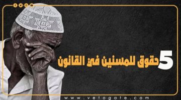 5 حقوق للمسنين في القانون (إنفوجراف) - التقرير