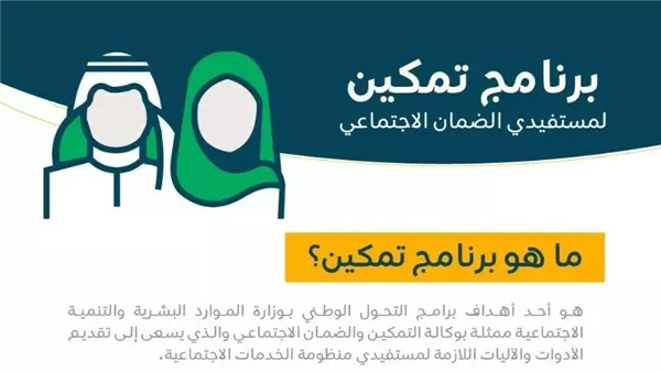 أهداف برنامج تمكين وكيفية التسجيل أون لاين – التقرير