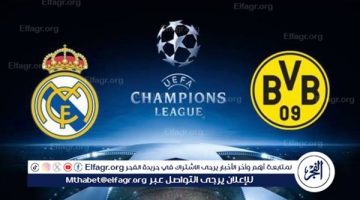 موعد مباراة ريال مدريد وبوروسيا دورتموند اليوم في دوري أبطال أوروبا 2024 - التقرير