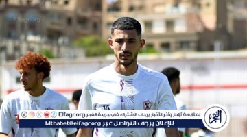 موقف أحمد فتوح من المشاركة مع الزمالك في مباراة البنك الأهلي - التقرير