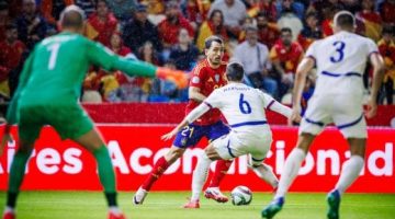 منتخب إسبانيا يتقدم على صربيا بهدف لابورت فى الشوط الأول.. فيديو - التقرير