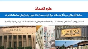 4 مبادئ قضائية بشأن دعاوى فواتير المياة والكهرباء والغاز والإنترنت.. برلمانى - التقرير