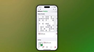 لو بتحب تلعب سودوكو.. أبل تضم اللعبة في تطبيق Apple News+ - التقرير