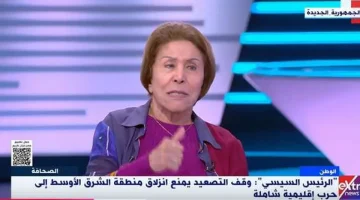 فريدة الشوباشي: الرئيس السيسي حذر من خطورة توسيع رقعة الصراع في المنطقة - التقرير