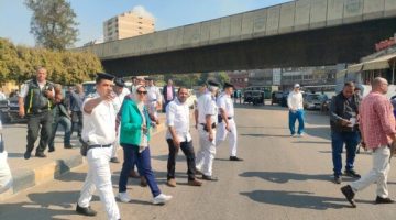 نائب محافظ القليوبية تقوم بحملة إزالة إشغالات بحي غرب شبرا الخيمة - التقرير