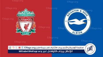 جارية الآن مشاهدة مباراة ليفربول وبرايتون بث مباشر، يلا شوت اليوم في الدوري الإنجليزي - التقرير