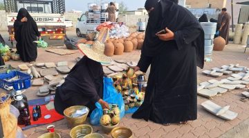 سوق أبوعريش ريادة شعبية - جريدة الوطن السعودية - التقرير