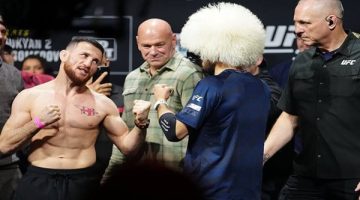 عمر نورمحمدوف يصارع الجورجي ميراب دفاليشفيلي على لقب بطل (UFC) - التقرير