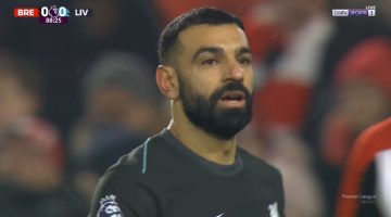 محمد صلاح كاد ان يسجل هدف رائع امام برينتفورد ورد فعل سلوت - التقرير