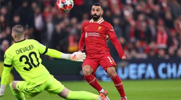 تقييم محمد صلاح في مباراة ليفربول وليل بـ دوري أبطال أوروبا - التقرير