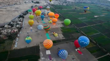 71 رحلة بالون تقل آلاف السياح.. الأقصر تحتفل بعيد الطيران المدني الـ95 - التقرير